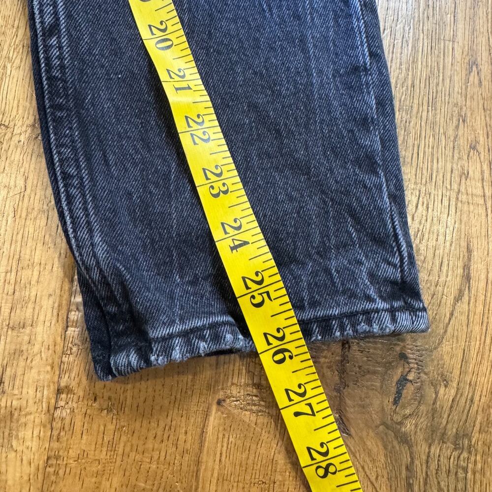 Abercrombie & Fitch Jeans The Mom High Rise 26/2R Black Curve Love Ankle Denim - Picture 5 of 7